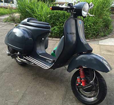 Vespa PX80 von Bremen nach Düsseldorf