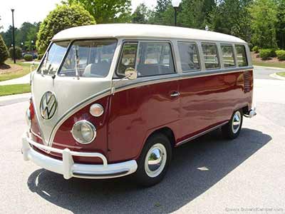 VW Campervan de Paris à Nice