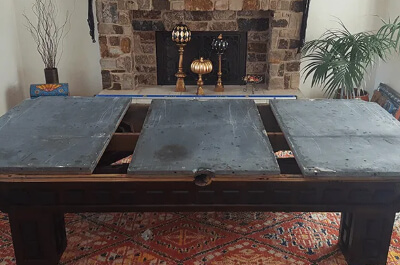 Pool Table - Disassembled